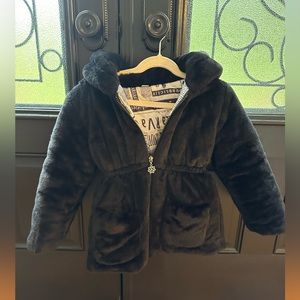 Girls Faux Fur Coat